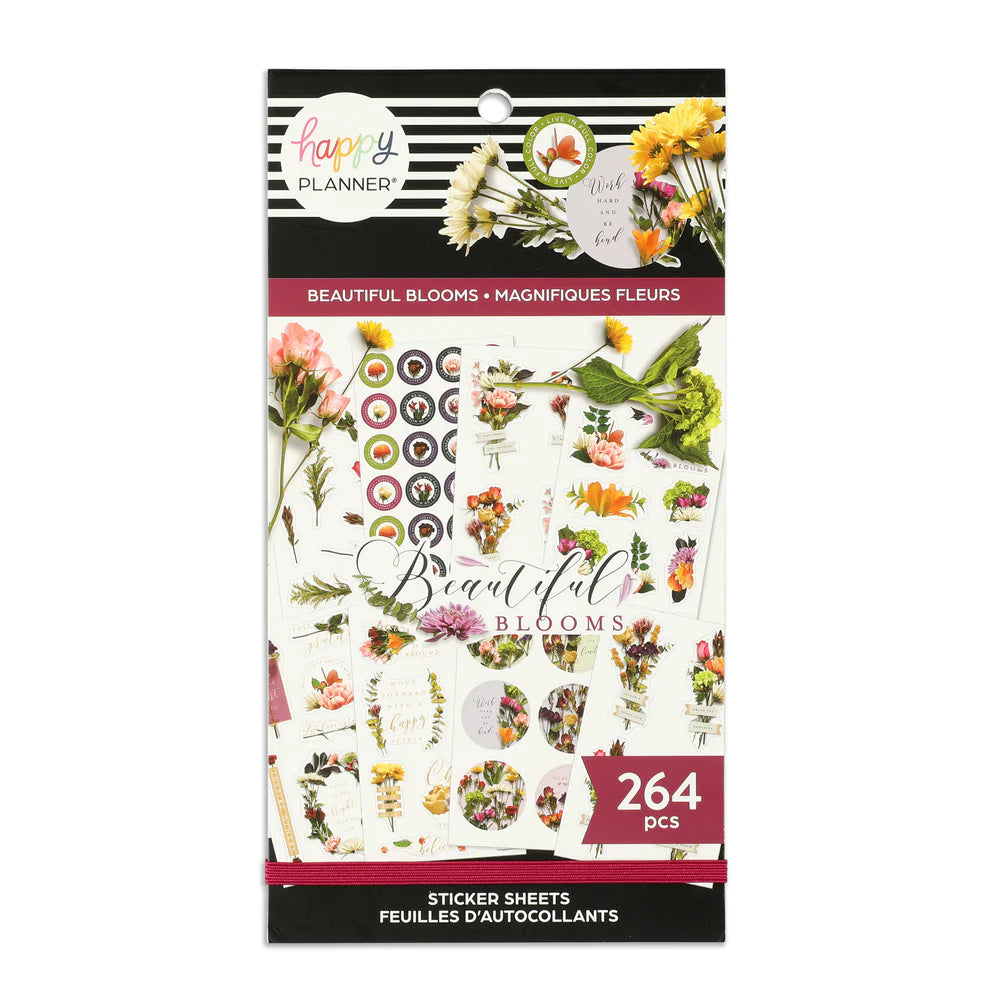 Happy Planner - Value Pack Sticker Beautiful Blooms 25 Sheet