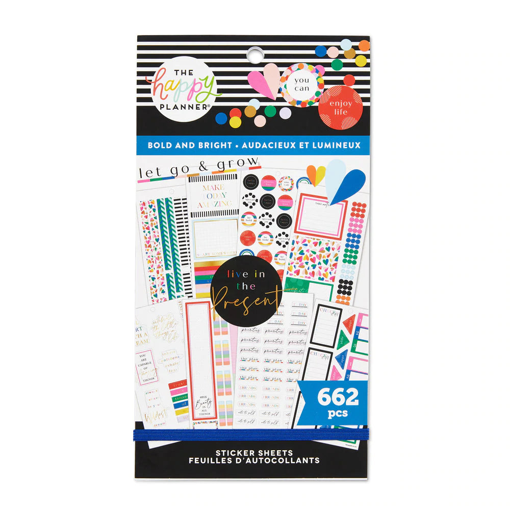 Happy Planner - Value Pack Stickers Bold & Bright