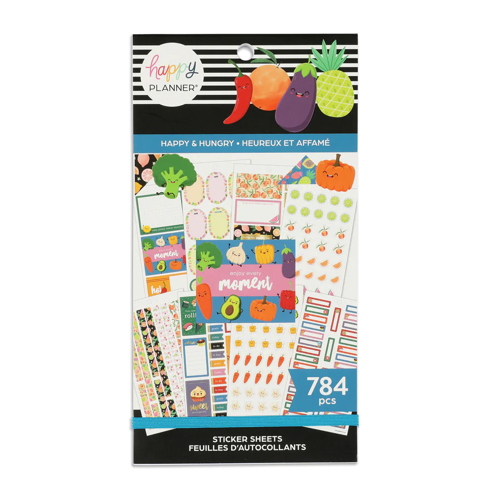 Happy Planner - Value Pack Sticker Happy & Hungry 30 Sheet