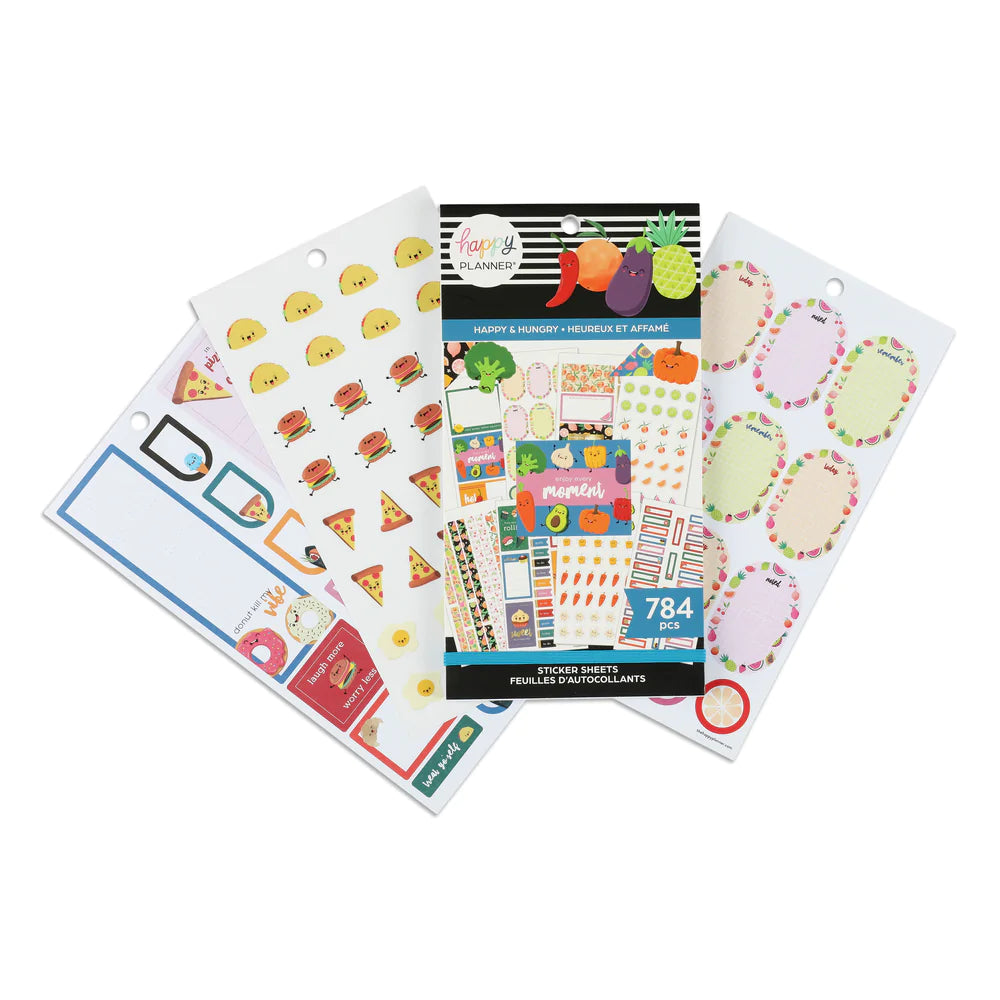 Happy Planner - Value Pack Sticker Happy & Hungry 30 Sheet