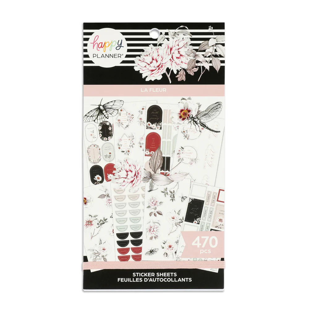 Happy Planner - Value Pack Sticker La Fleur 30 Sheet