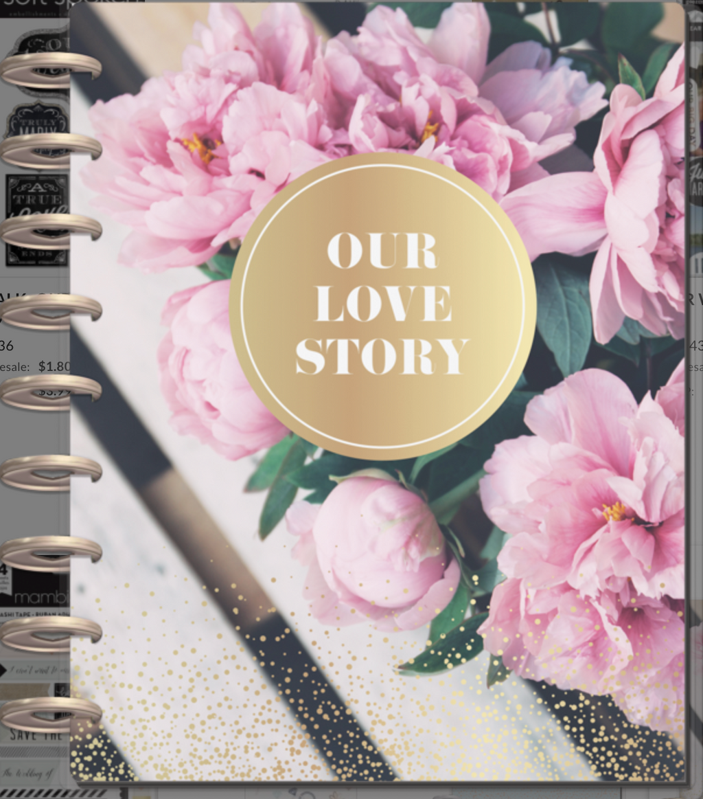 Happy Planner Non daté (12M) Classic Wedding Our Love Story