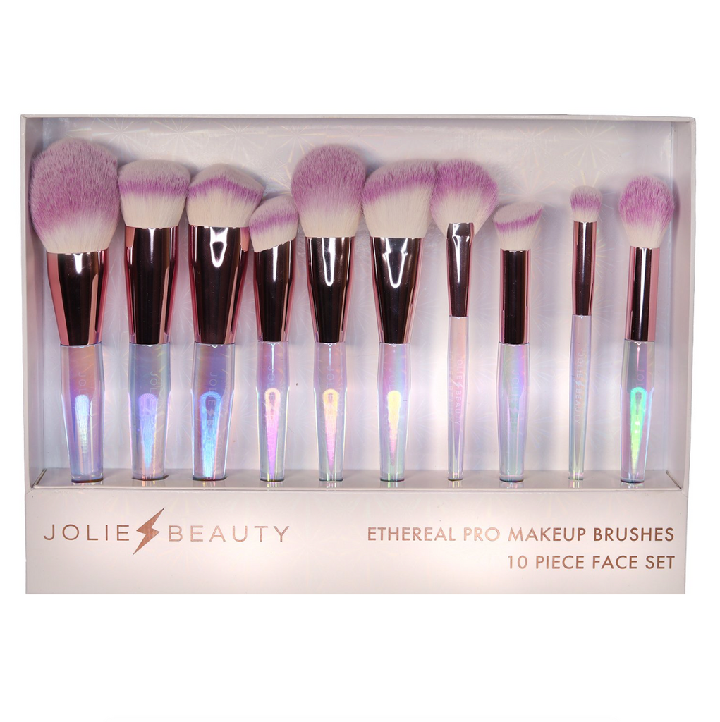 Jolie Beauty - Ethereal Pro Face Makeup Brush Set