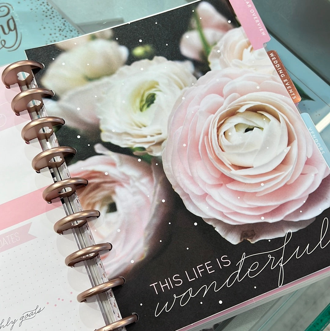 Happy Planner Non daté (12M) Classic Wedding Our Love Story
