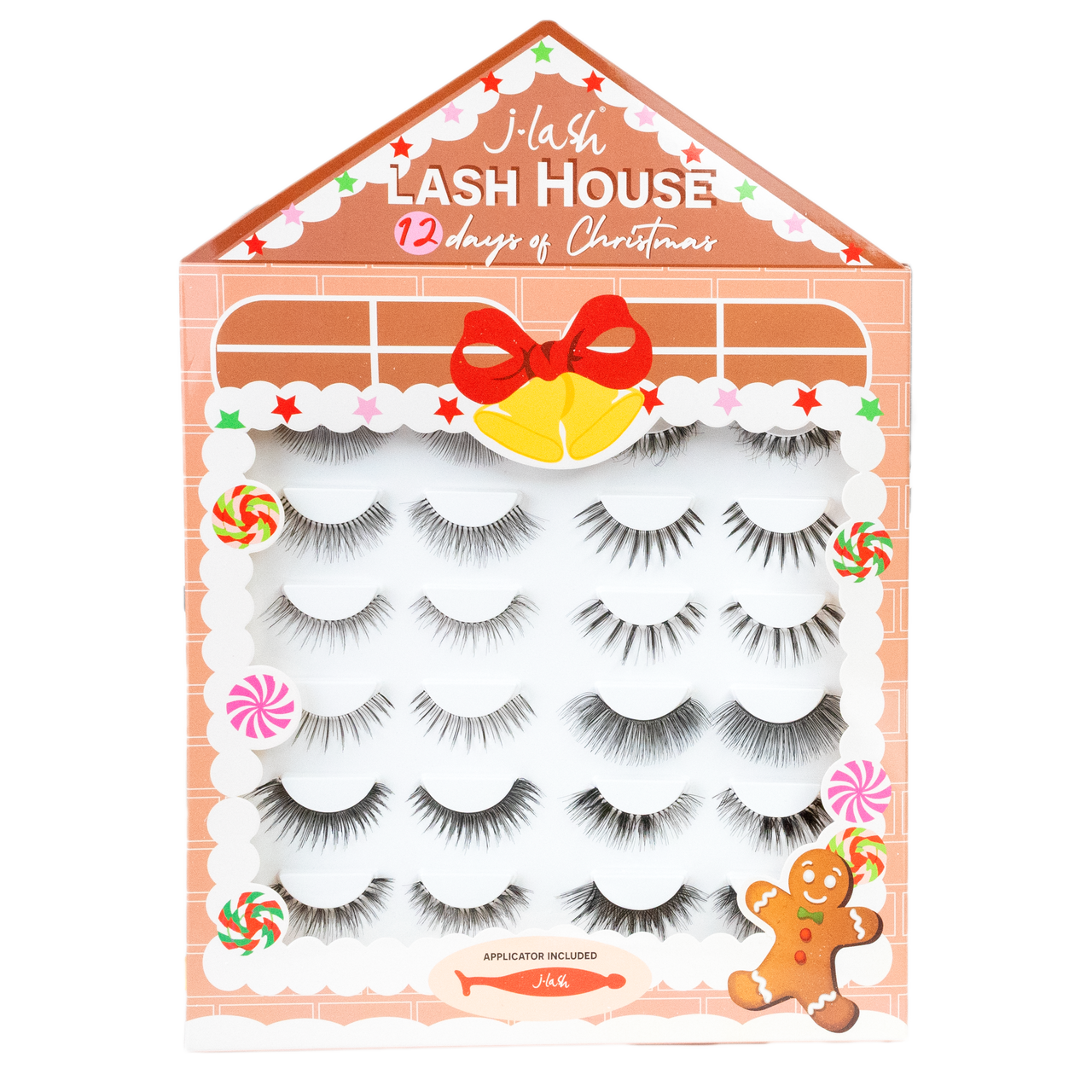 JLash  - Gingerbread Lash House 12 Days of Christmas (set faux-cils)